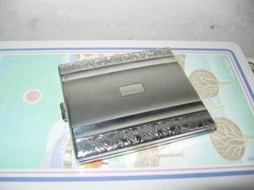 Etui à cigarettes en alpacca (métal argenté), Enlèvement ou Envoi, Comme neuf
