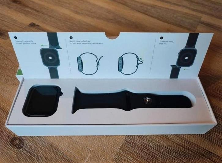 Smartwatch series  9 oled Nieuw, Handtassen en Accessoires, Smartwatches, Nieuw, iOS, Zwart, Afstand, Conditie, GPS, Hartslag