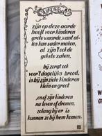 Tegel met spreuk - vader, Ophalen of Verzenden, Zo goed als nieuw