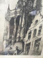 Jean Batenburg(Anderlecht 1906-1990)Ets Kathedraal Antwerpen, Ophalen of Verzenden