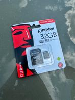 Kingston 32 GB micro sd kaart, Audio, Tv en Foto, Foto | Geheugenkaarten, Ophalen of Verzenden, SD, Kingston, 32 GB