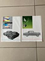 2 Brochures FORD : 1955 Customline + Zephyr Six / Consul, Utilisé, Envoi, Ford