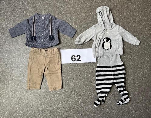 Pakketje jongenskleren maat 62 (9 stuks), Kinderen en Baby's, Babykleding | Baby-kledingpakketten, Maat 62, Ophalen