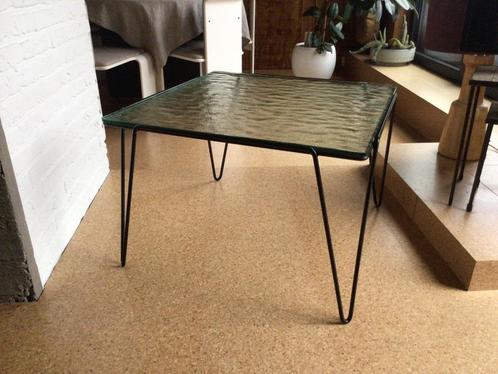 Vintage salontafel Arnold Bueno de Mesquita1955, Maison & Meubles, Tables | Tables d'appoint, Utilisé, Carré, Moins de 45 cm, 55 à 75 cm