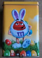 M&M's blikken doos - paashaas, Ophalen of Verzenden, Gebruikt, Gebruiksvoorwerp