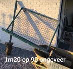 2 groene poortjes compleet, Portail battant, Enlèvement, Moins de 100 cm, 100 à 150 cm