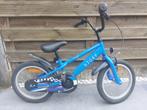 Blauwe kinderfiets 16 inch, Fietsen en Brommers, Ophalen, Zijwieltjes, Gebruikt, Minder dan 16 inch