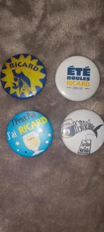 4 Ricard-insignes, Ophalen of Verzenden, Zo goed als nieuw