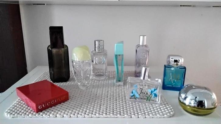 9 lege flessen Eau de toilette: Dior, Fragonard, Kenzo.., Verzamelen, Parfumverzamelingen, Zo goed als nieuw, Parfumfles, Ophalen of Verzenden