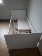 Meegroeibed wit 120x60 en 200x90, Ophalen, 85 tot 100 cm, Zo goed als nieuw, Lattenbodem