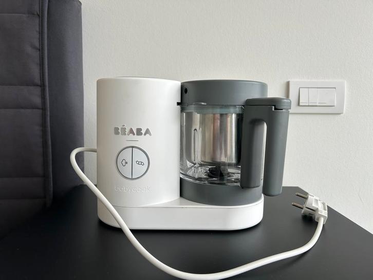 Béaba Babycook Neo Stoomkoker-Mixer (Grijs/Wit), Kinderen en Baby's, Babyvoeding en Toebehoren, Zo goed als nieuw, Ophalen