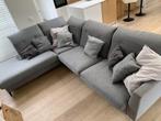 ZETEL: hoekzetel - grijs -met kussens / Ophalen vanaf zondag, Huis en Inrichting, Ophalen, 250 tot 300 cm, Gebruikt, Hoekbank