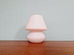 Lampe champignon en verre satiné rose pâle, années 80, Maison & Meubles, Accessoires pour la Maison | Autre, Comme neuf, Lampe