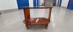 Mooie art-deco set eettafel, bureau en serveerwagen, Ophalen