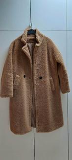 Bruine teddy jas (one size), Bruin, Maat 42/44 (L), Gedragen, Ophalen