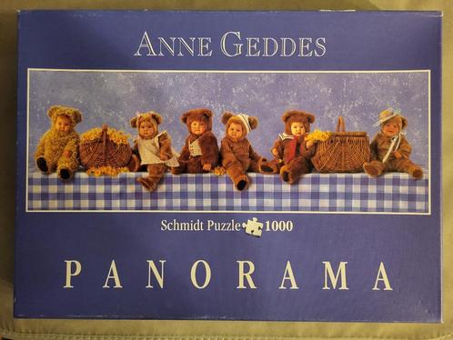 Puzzel 1000 stukjes - Anne Geddes "Teddyberenpicknick", Hobby en Vrije tijd, Denksport en Puzzels, Gebruikt, Legpuzzel, Ophalen