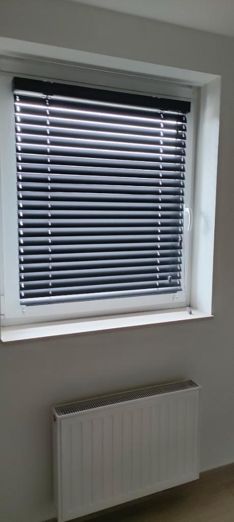 Raamdecoratie  - lamellen, Maison & Meubles, Ameublement | Rideaux & Stores à lamelles, Neuf, Gris, Enlèvement