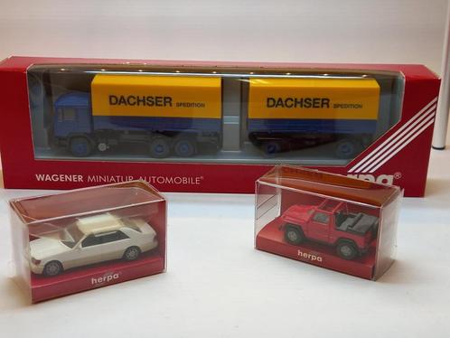 Herpa MAN Dachser & Mercedes Benz My First Collection, Hobby & Loisirs créatifs, Voitures miniatures | 1:87, Comme neuf, Bus ou Camion