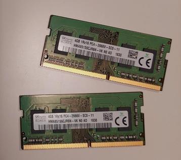 8GB kit DDR4 laptop geheugen