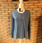 (122)- blouse femme t.L bleue - H&M -, Maat 38/40 (M), H&M, Blauw, Ophalen of Verzenden