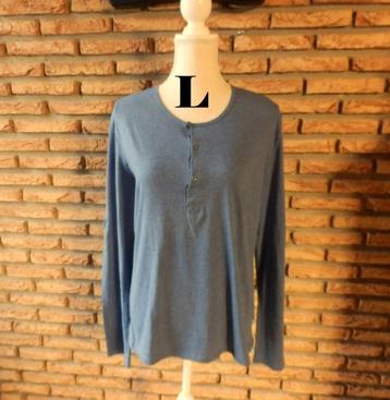 (122)- blouse femme t.L bleue - H&M - beschikbaar voor biedingen