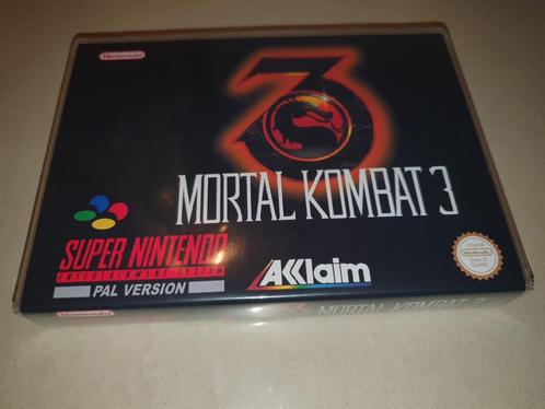 Mortal Kombat 3 SNES Game Case, Consoles de jeu & Jeux vidéo, Jeux | Nintendo Super NES, Comme neuf, Envoi