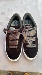 Zwarte fluwelen sneakers Puma maat 37, Ophalen of Verzenden, Zo goed als nieuw, Sneakers