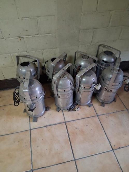 8× Par64 silver long 1000Watt, Muziek en Instrumenten, Licht en Laser, Zo goed als nieuw, Licht, Kleur, Ophalen