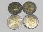 Eurozone lot 4 x 2 euro verschillende, Postzegels en Munten, Munten | Europa | Euromunten, Ophalen of Verzenden, 2 euro