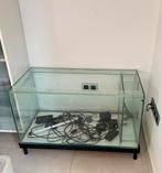 Aquarium 200L met interne sump en zwart onderstel, Dieren en Toebehoren, Vissen | Aquaria en Toebehoren, Ophalen, Gebruikt, Leeg aquarium