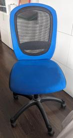Blauwe bureaustoel Ikea Vilgot, Bleu, Chaise de bureau, Enlèvement, Utilisé