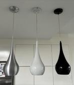Zoxx metalen hanglampen druppel zwart / grijs / wit, Huis en Inrichting, Lampen | Hanglampen, Minder dan 50 cm, Industrieel, Gebruikt
