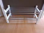 NEUVE ETAGERE A CHAUSSURES BLANC/ARGENT, Ophalen, Nieuw