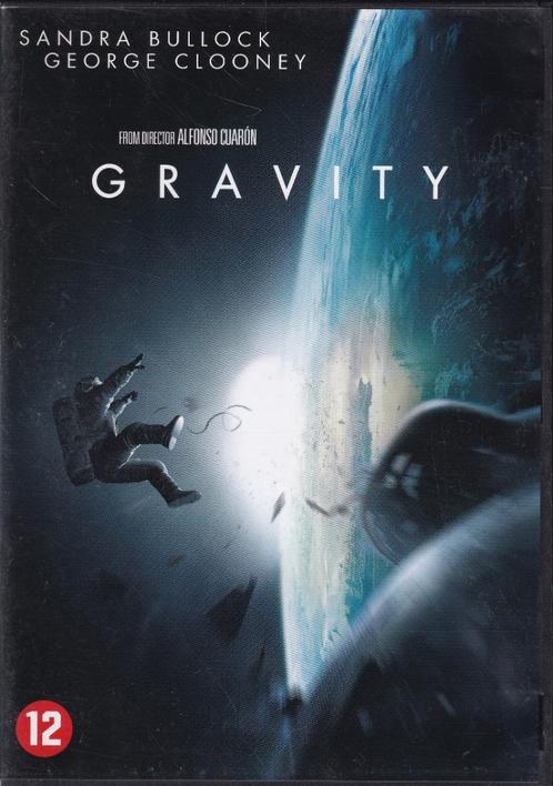 Gravity (2013) Sandra Bullock - George Clooney, Cd's en Dvd's, Dvd's | Science Fiction en Fantasy, Zo goed als nieuw, Science Fiction
