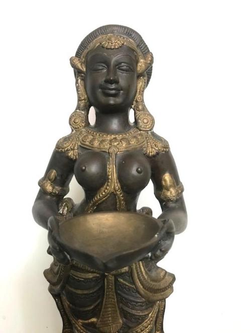 Erotische Godin Brons sculptuur Antiek H 65👀😍💑😎🤗🎁👌, Antiek en Kunst, Kunst | Beelden en Houtsnijwerken, Ophalen of Verzenden
