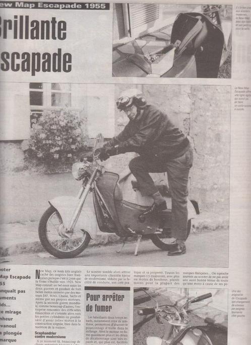 Scooter 1955 New Map Escapade collection, Boeken, Motoren, Gelezen, Verzenden