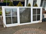 Pvc dubbel glas 269cm op 119cm, Doe-het-zelf en Bouw, Glas en Ramen, Ophalen, Gevelraam of Ruit, Gebruikt, 80 tot 120 cm
