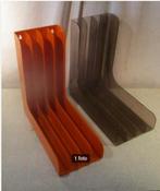 2 Mooie retro PVC Opberghouders voor Vinyl LP's, Ophalen of Verzenden, Zo goed als nieuw