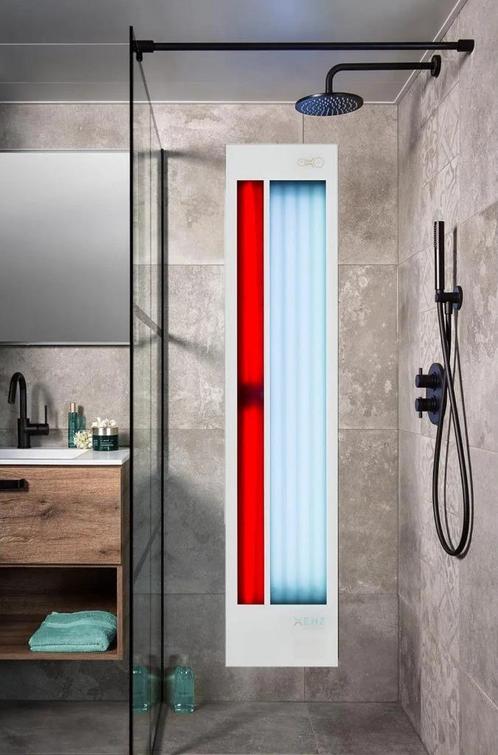 Xenz Feel Good Shower Sunshower – UV & IR – Nieuw in doos!, Doe-het-zelf en Bouw, Sanitair, Nieuw, Douche, Glas, Inox, Ophalen