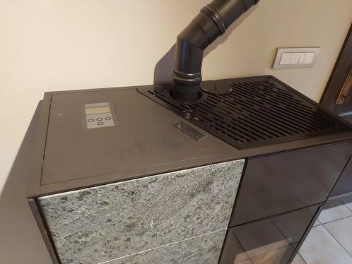 Pelletkachel Haas+Sohn, Huis en Inrichting, Kachels, Gebruikt, Vrijstaand, Pelletkachel, Hout, Ophalen
