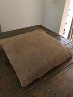 KELIM KUSSEN ZANDKLEUR LINNEN ORIGINEEL, Ophalen of Verzenden, Nieuw, Beige, Vierkant
