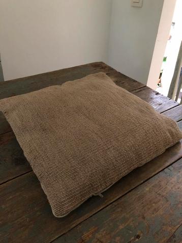 KELIM KUSSEN ZANDKLEUR LINNEN ORIGINEEL beschikbaar voor biedingen