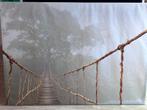 Canvas ikea “ hangbrug “ jungle, Huis en Inrichting, Woonaccessoires | Schilderijen, Tekeningen en Foto's, Ophalen, Zo goed als nieuw