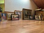 Set van 10 gesigneerde olieverfschilderijen op canvas., Hobby en Vrije tijd, Verzamelkaartspellen | Yu-gi-Oh!, Zo goed als nieuw