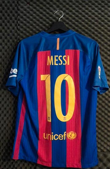 Maillot officiel de Lionel Messi Barcelone 16/17, Taille M, Enlèvement ou Envoi, Utilisé, Maillot