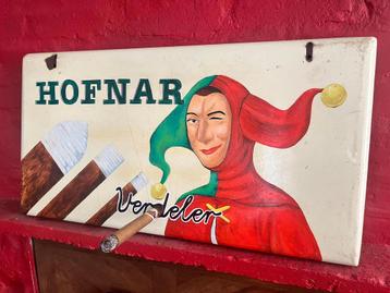 Hofnar sigaren emaille reclamebord verdeler beschikbaar voor biedingen