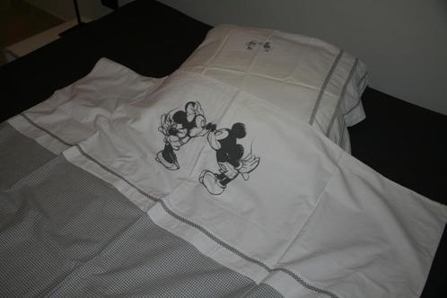 Dekbedovertrek Mickey & Minnie mouse, Maison & Meubles, Chambre à coucher | Linge de lit, Utilisé, Housse de couette, Une personne