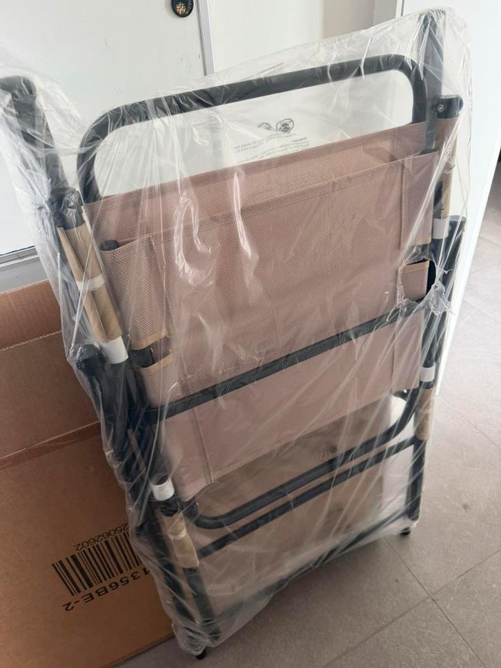 Ensemble de 2 chaises de bar pliables - NOUVEAU, Jardin & Terrasse, Chaises de jardin, Neuf, Enlèvement ou Envoi