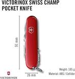 Couteau suisse | Victorinox | LIVRAISON GRATUITE, Neuf, -, VICTORINOX, -