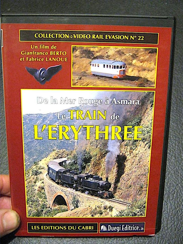 Le Chemin de Fer d'Érythrée - DVD du Cabri, Collections, Trains & Trams, Neuf, Train, Enlèvement ou Envoi